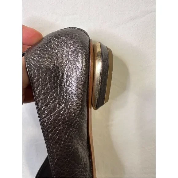 Nicholas Kirkwood Silver Leather Loafers - Size 36.5 (6.5) - Picture 9 of 10